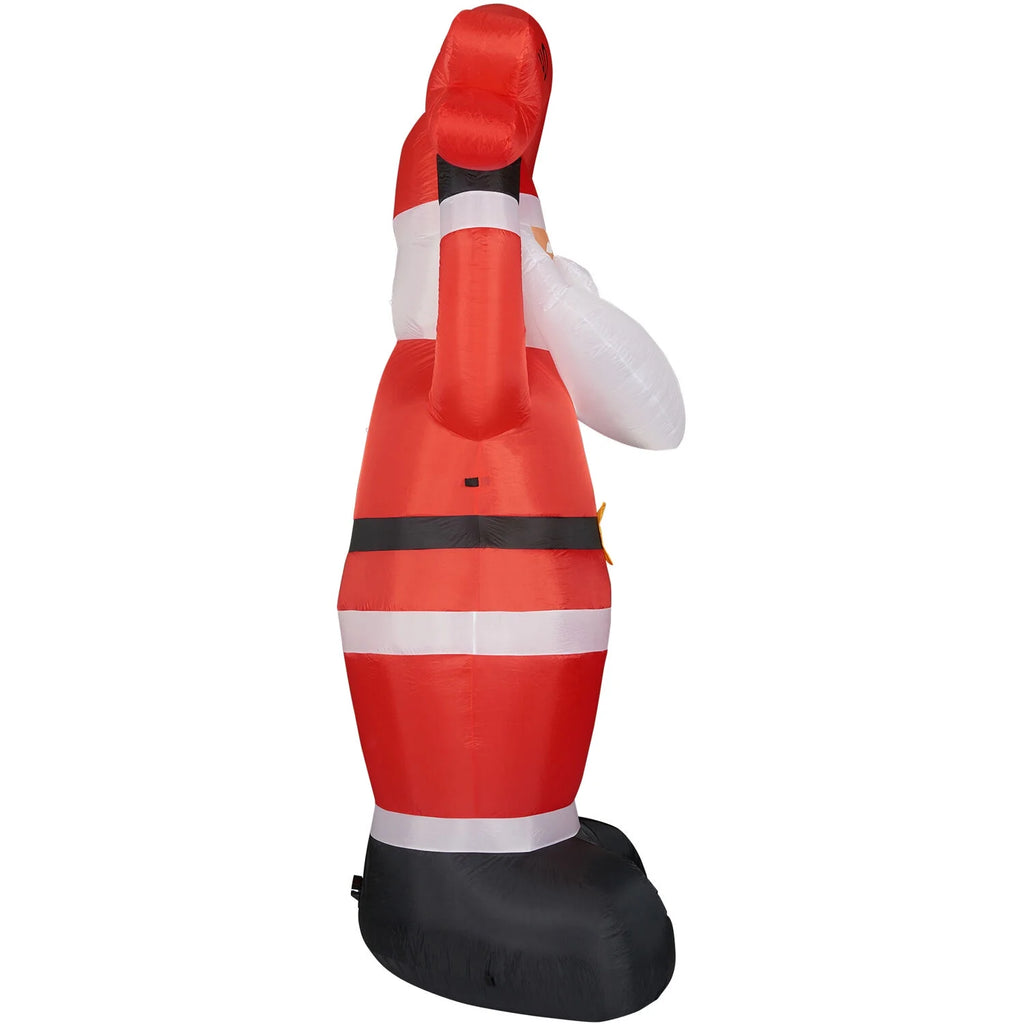 Tall Santa Yard Inflatable with Lights and Storage Bag 120" V262365