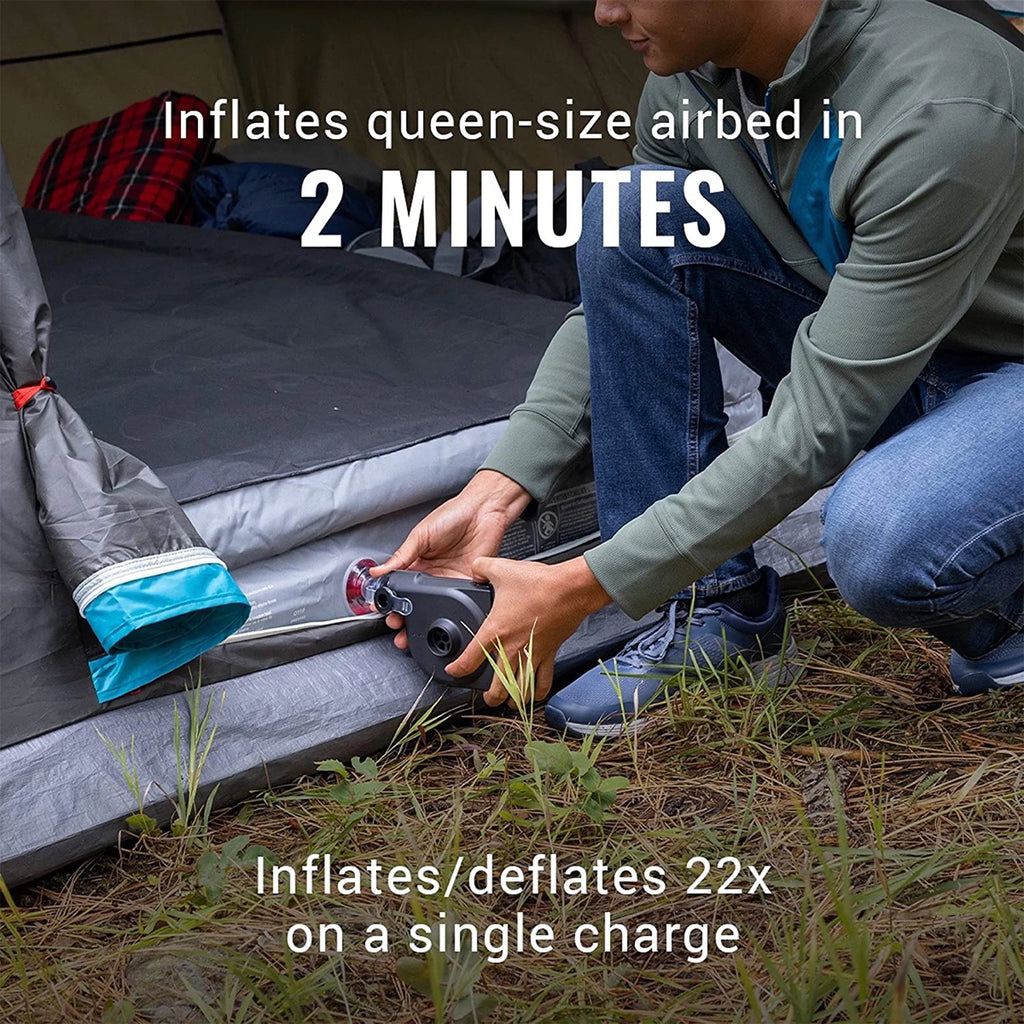 Queen 18" Airbed (3 Pack) with USB Pump Y4886