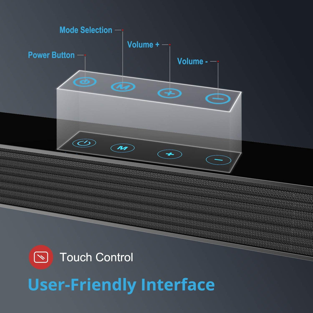 Black Bluetooth 5.0 Sound Bar Speaker D62507