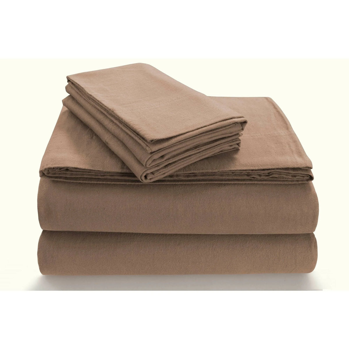Deep Red Twin XL 3 Piece Flannel Sheet Set H669901