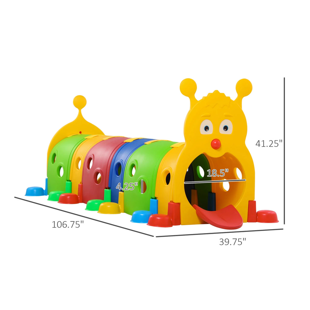 Kids Caterpillar Tunnel Climb-N-Crawl Play J171557