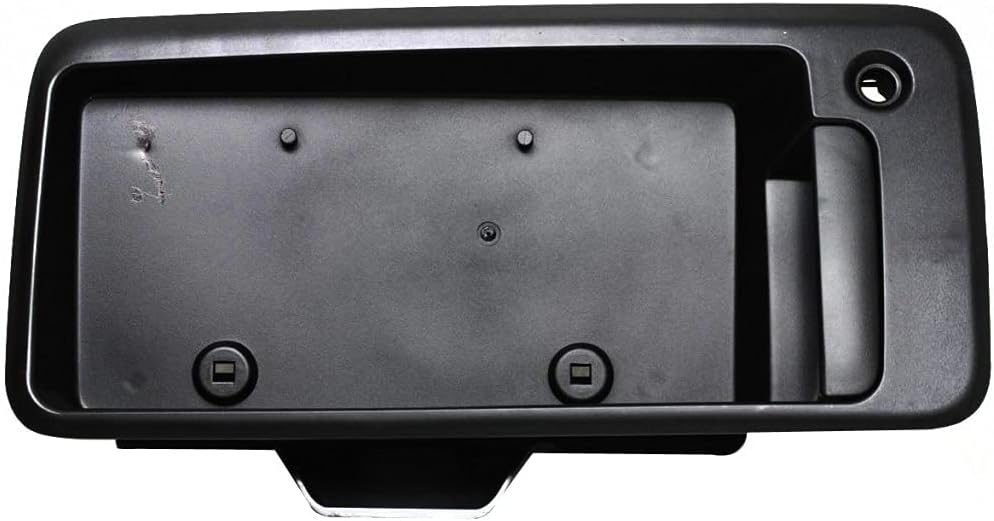 Black Textured Rear Door Handle with Key Hole Pack of 2 B730